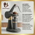 Ulthavique Lazy Brew Pour-Over Coffee System