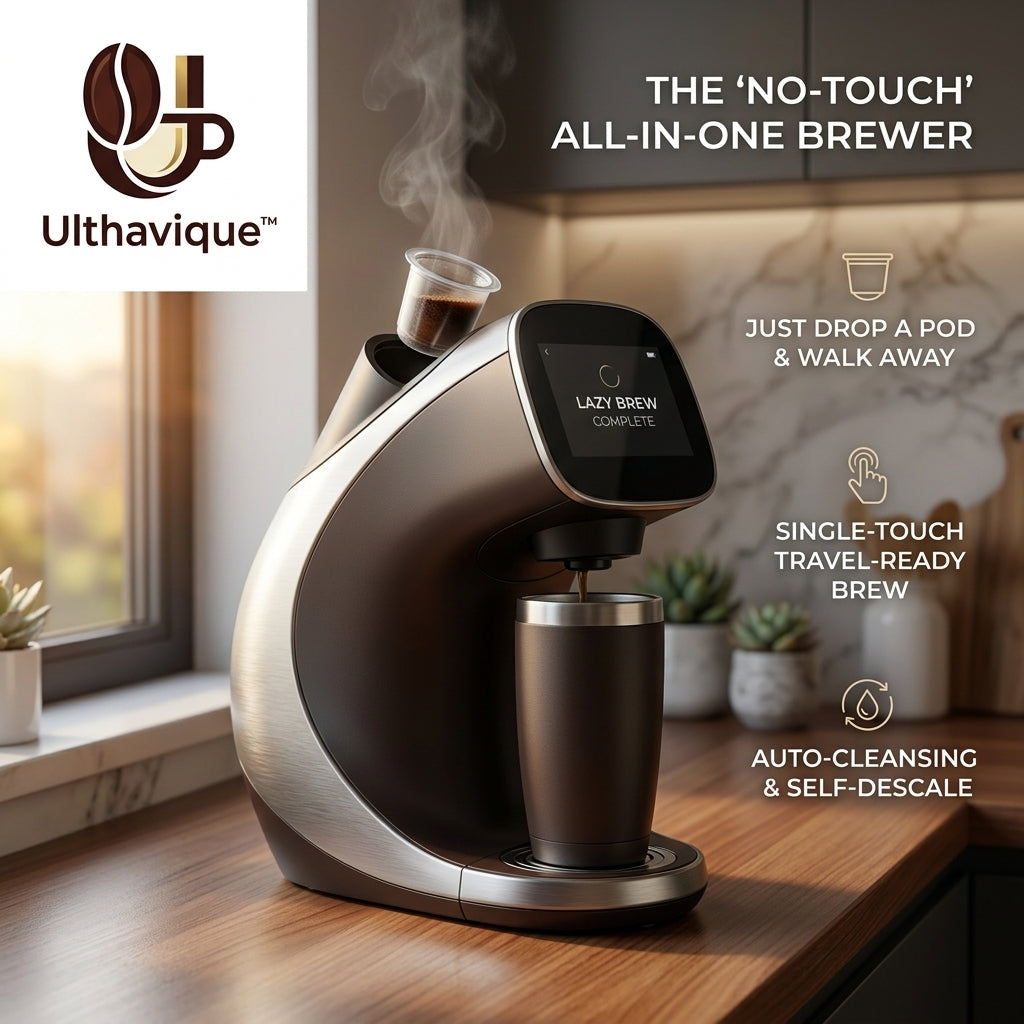 Ulthavique Lazy Brew No-Touch All-in-One Coffee Maker
