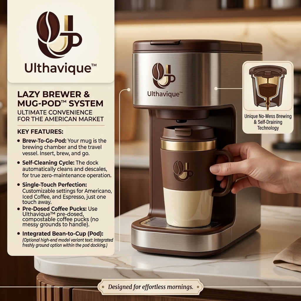 Ulthavique Lazy Brewer and Mug-Pod System